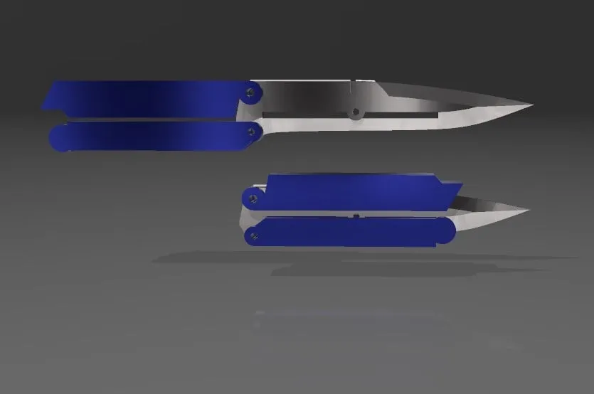Vibroblade inspired Balisong/Butterfly Knife by ReProps2003 - MakerWorld