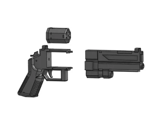 Helldivers p4 senator revolver prop by ReProps2003 - MakerWorld