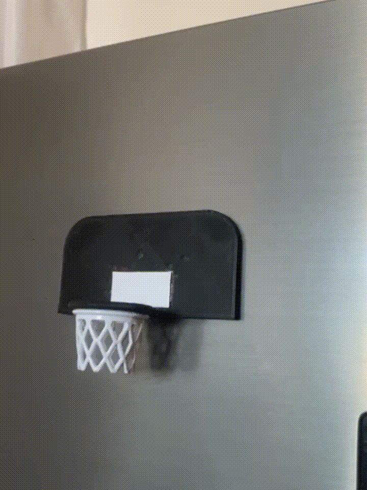 UNEXPECTED FRIDGE BASKETBALL 