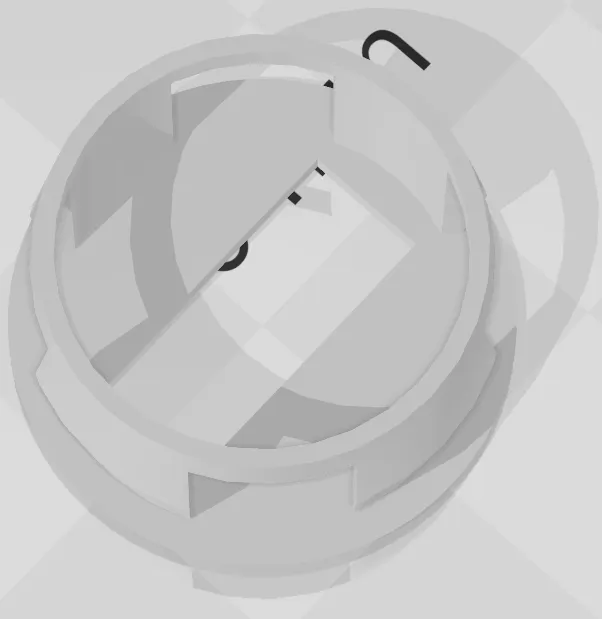 20mm Plug with hole for type c port