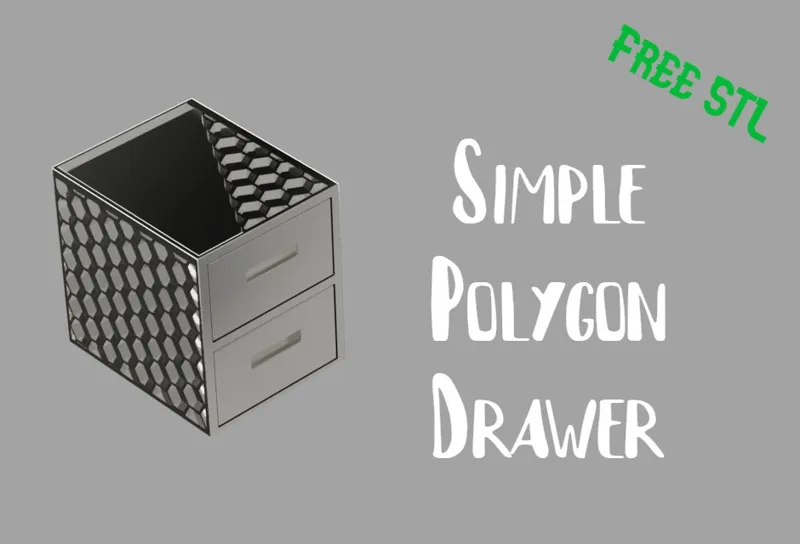 Simple Polygon Mini Drawer