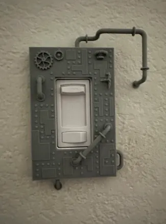 Steampunk Light Switch Cover