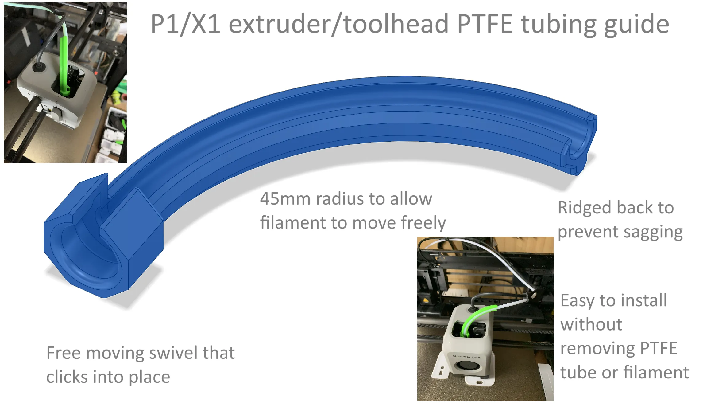 Adjustable Gpu support / anti sag / riser - Free 3D Print Model ...