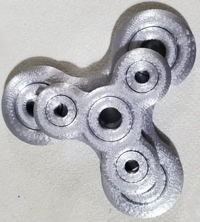Small (kids) spinner with Print-in-Place bearings