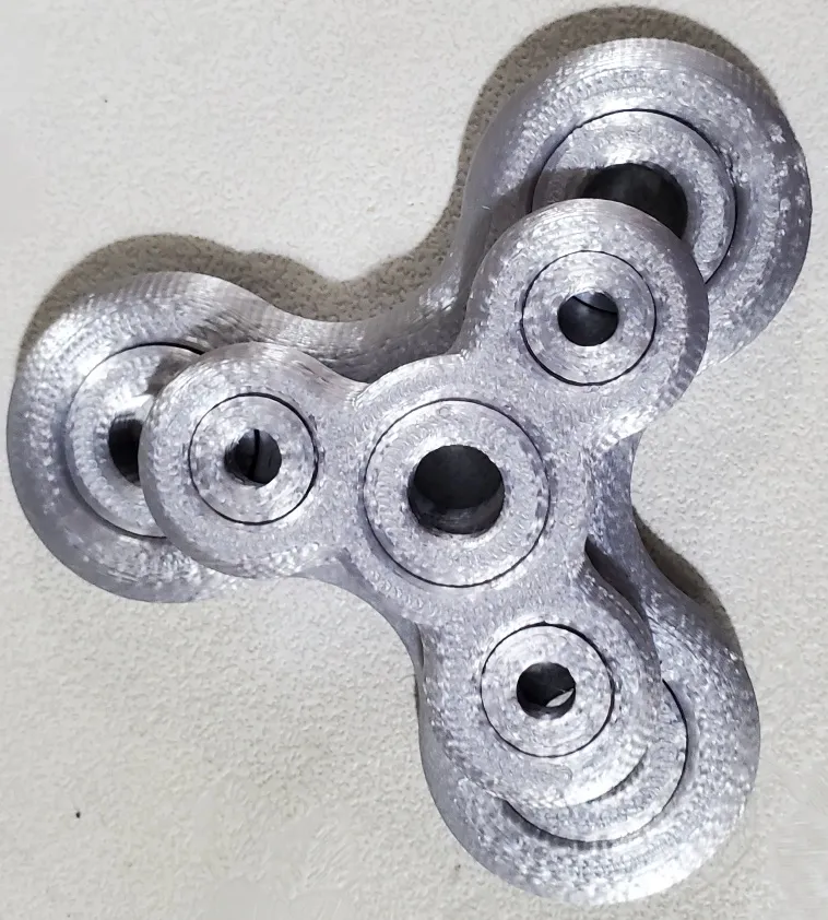 Small (kids) spinner with Print-in-Place bearings
