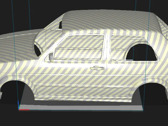 Golf II GTI 1:10 Body