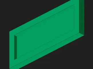 3x7 frame with removable back