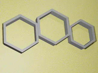 Decoration hexagons