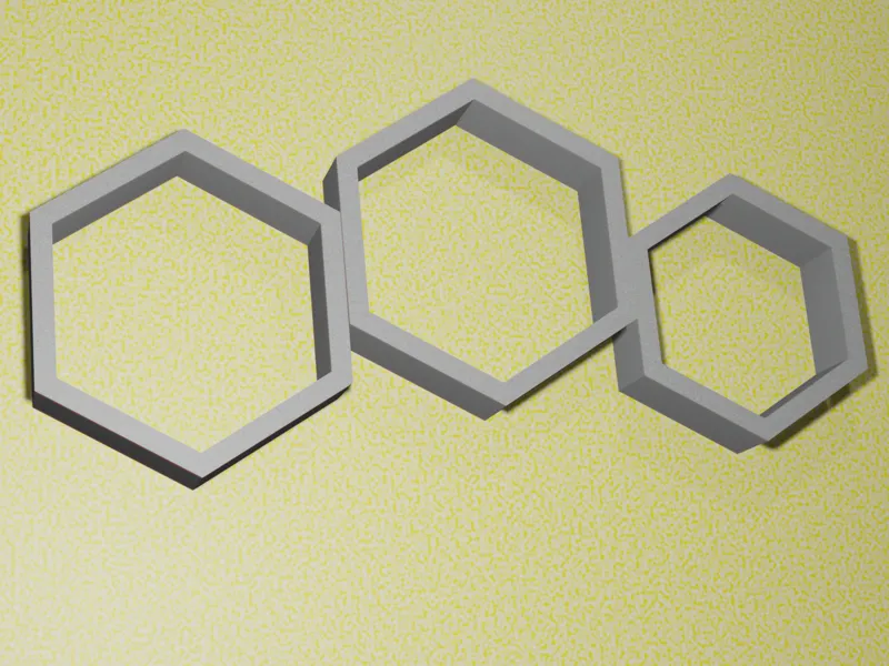 Decoration hexagons