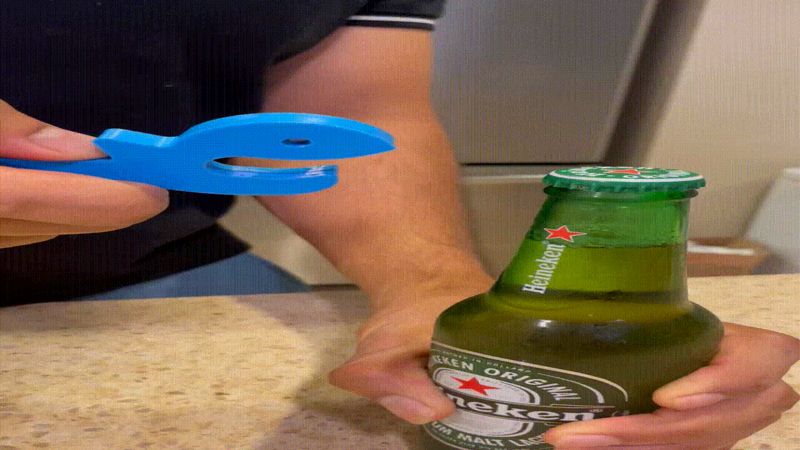 Goldfish Bottle Opener Fridge Magnet 