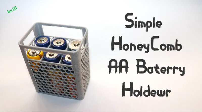 Simple Honey Comb 6x AA Baterry's Holder