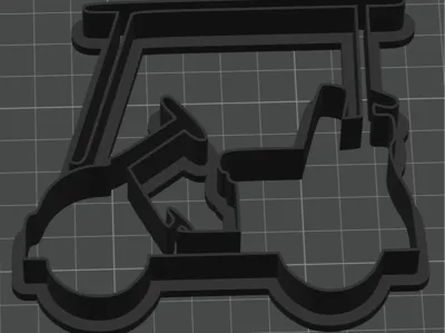 Golf Cart Cookie Cutter