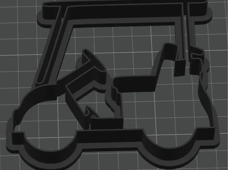 Golf Cart Cookie Cutter