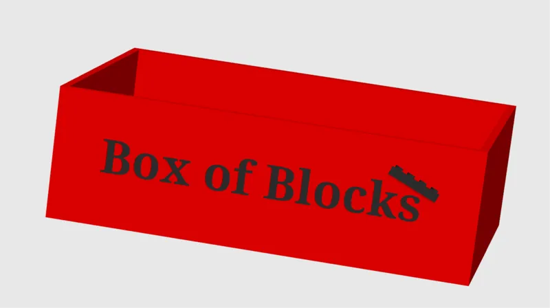Box of Blocks (Building blocks box)