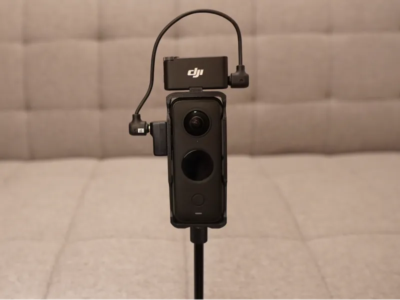 Insta 360 One X2 DJI Mic 2 Mount