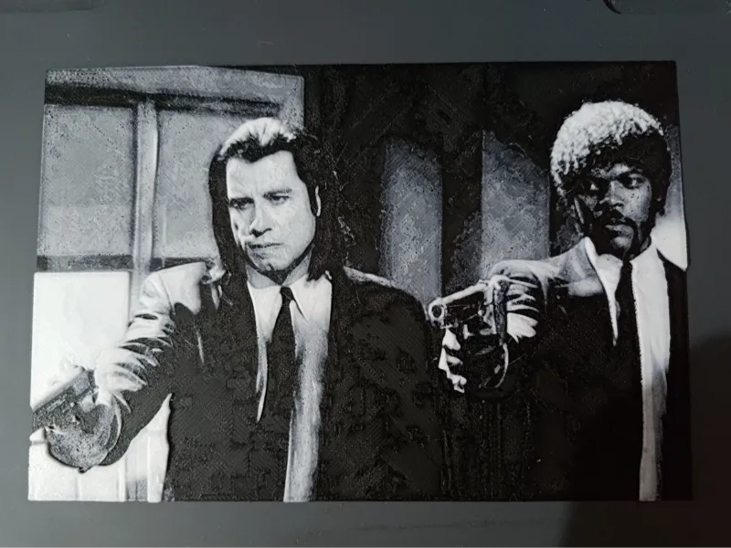 Pulp Fiction Movie , Hueforge