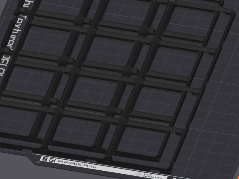 Ikea Alex Gridfinity Nested Base for A1 Mini