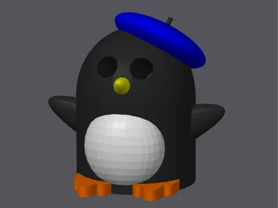Penguin With a Hat
