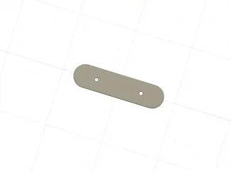 Flat bracket for Ikea lagkapten desktop