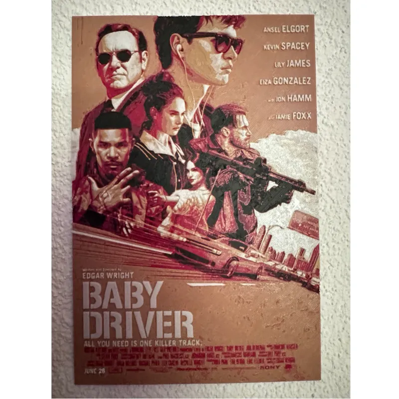 Baby Driver Poster Print 