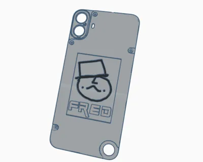The Fred phone case