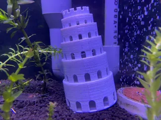 Aquarium decoration -Tower-