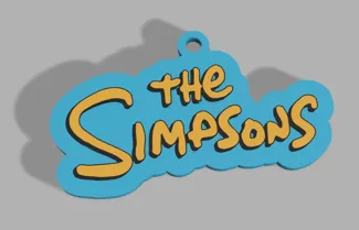 Llavero The Simpsons logo