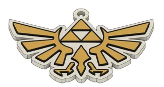 Llavero Hyrule Crest