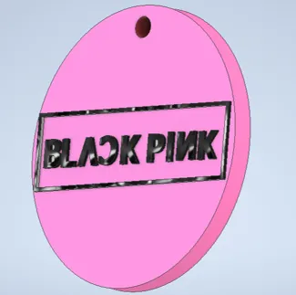 Black Pink Keychain