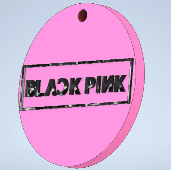 Black Pink Keychain