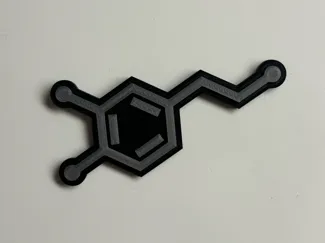 Dopamine Structure Fridge Magnet