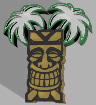 Tiki Lamp