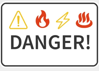 警告牌warning board