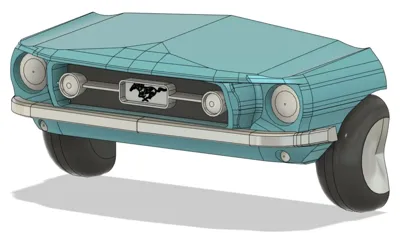 Mustang '67 Fridge Magnet