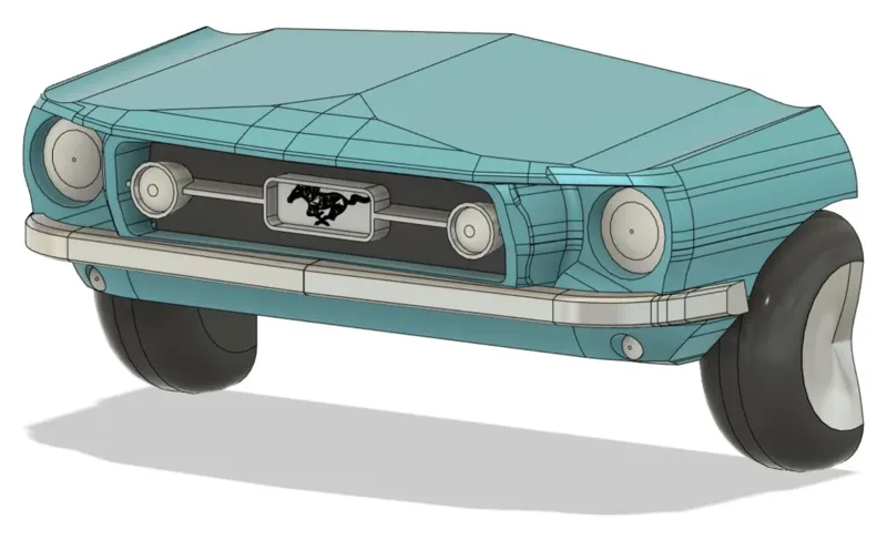 Mustang '67 Fridge Magnet