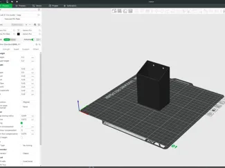Simple wallhang for pencils etc.