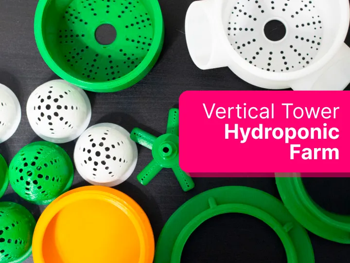 Vertical Tower Hydroponic Farm 