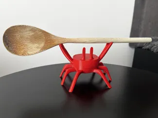 Crab spoon rest