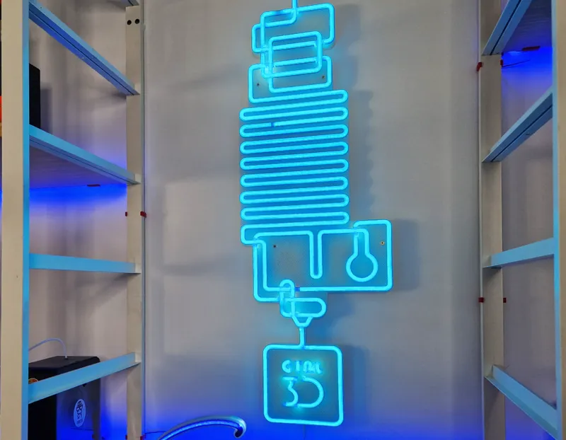 Neon Logo Control 3D