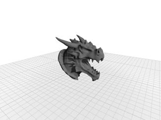 Mounted Dragon Head