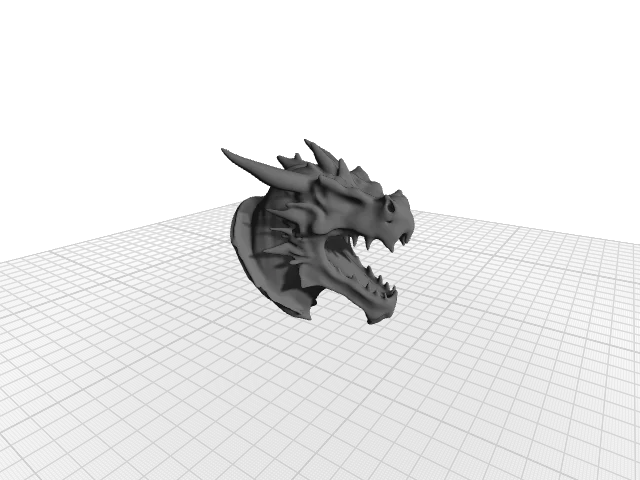 Mounted Dragon Head