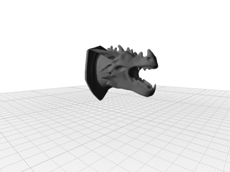 Mounted Dragon Head