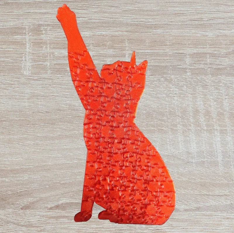 Puzzle cat