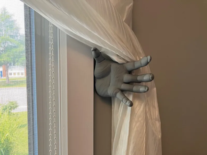 Scary Curtain Hands