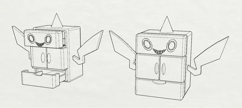 Frost Rotom fridge magnet Pokemon