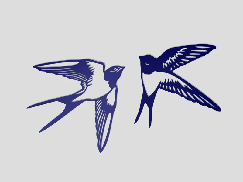 Bird (wall) decoration 