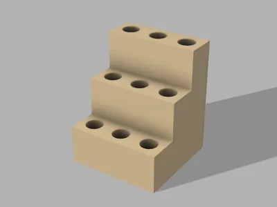 Desk pen stand simple