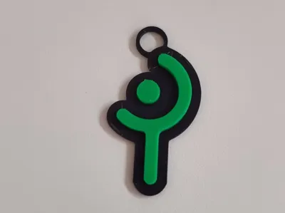 White Mage FFXIV Role Icon Keychain