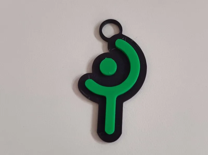 White Mage FFXIV Role Icon Keychain