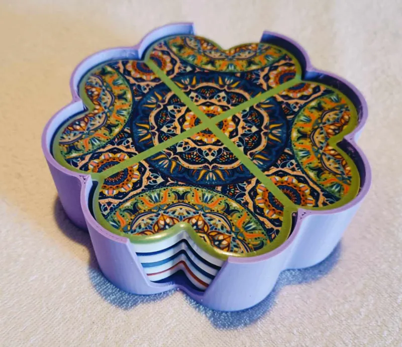 Flower coaster holder